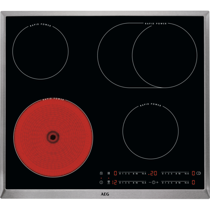 3000 Rapid Power - vitrocéramique Taque de cuisson 60 cm