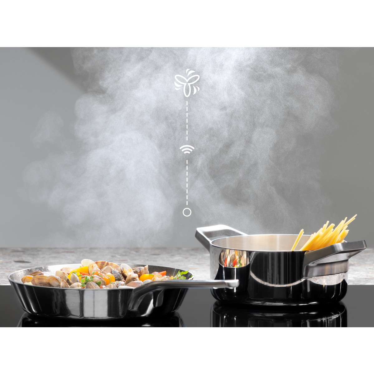 AEG - Hotte de cuisine noire - DBE5962HR