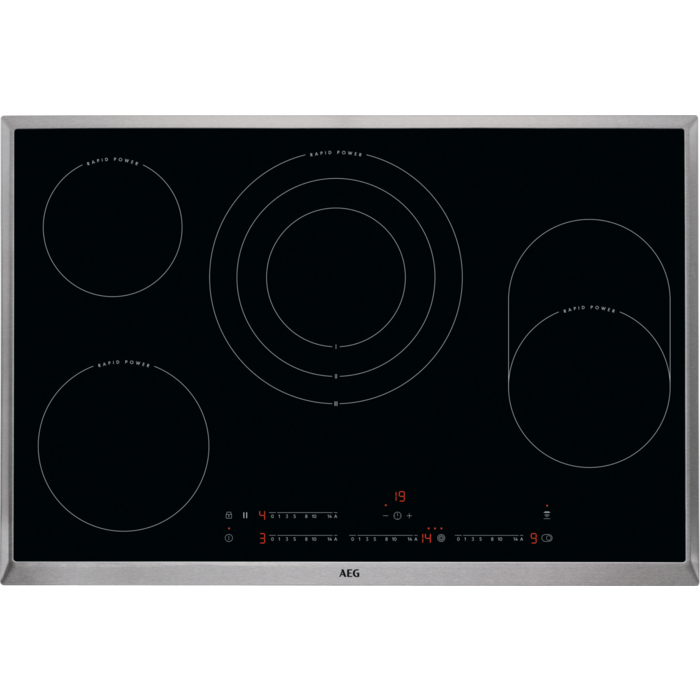 3000 Rapid Power - vitrocéramique Taque de cuisson 80 cm