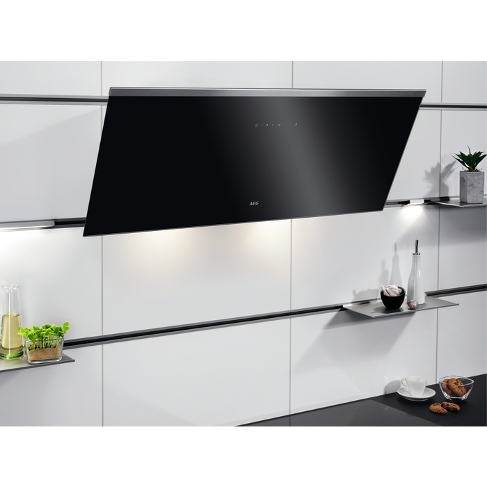 AEG - Hotte de cuisine noire - DVE5961HB