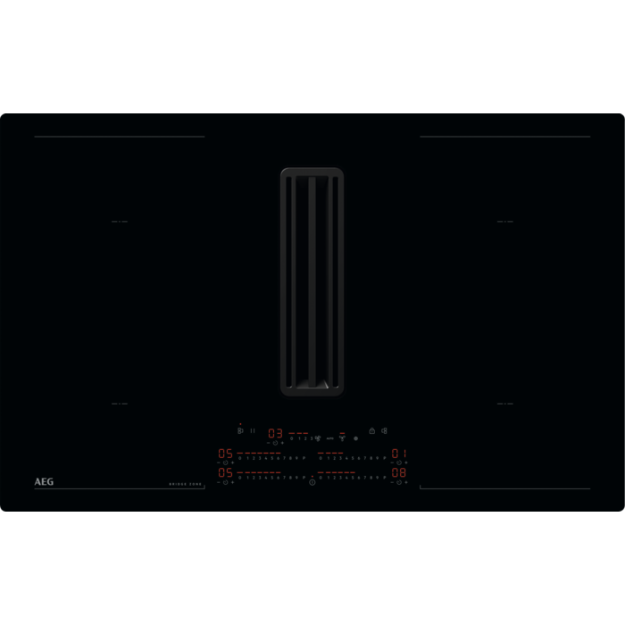 AEG - Taque avec hotte intégrée - NCP84C01CB