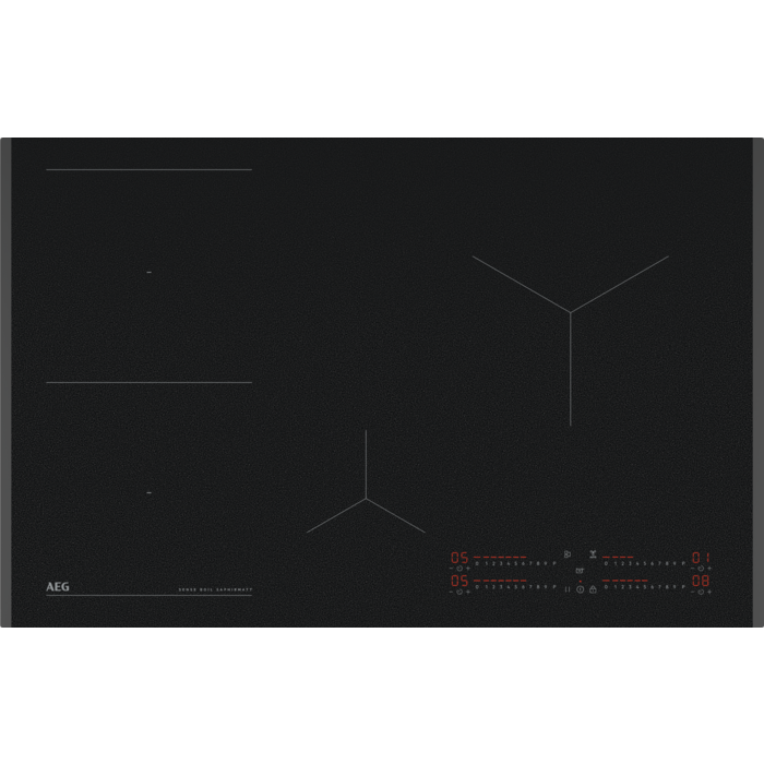 7000 SenseBoil® - induction Taque de cuisson SaphirMatt® 80 cm